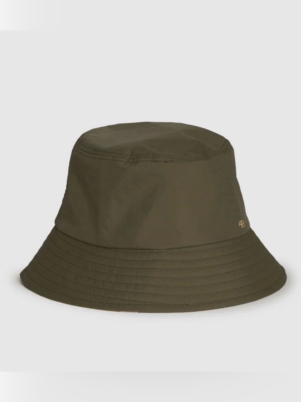 ANINE BING Nylon Demi Bucket Hat Dark Green